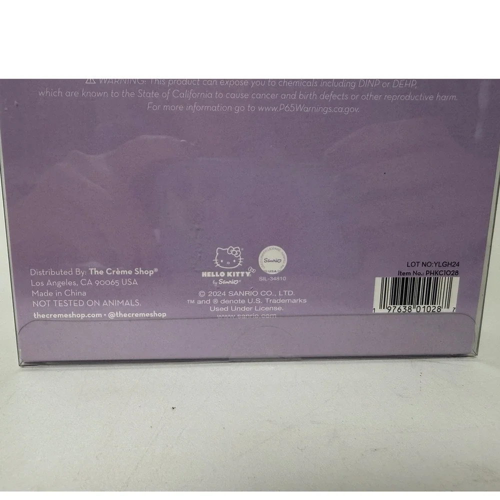 NEW The Creme Shop x Hello Kitty Cutie Complexion Brush Sponge‎ Set 5pc Purple